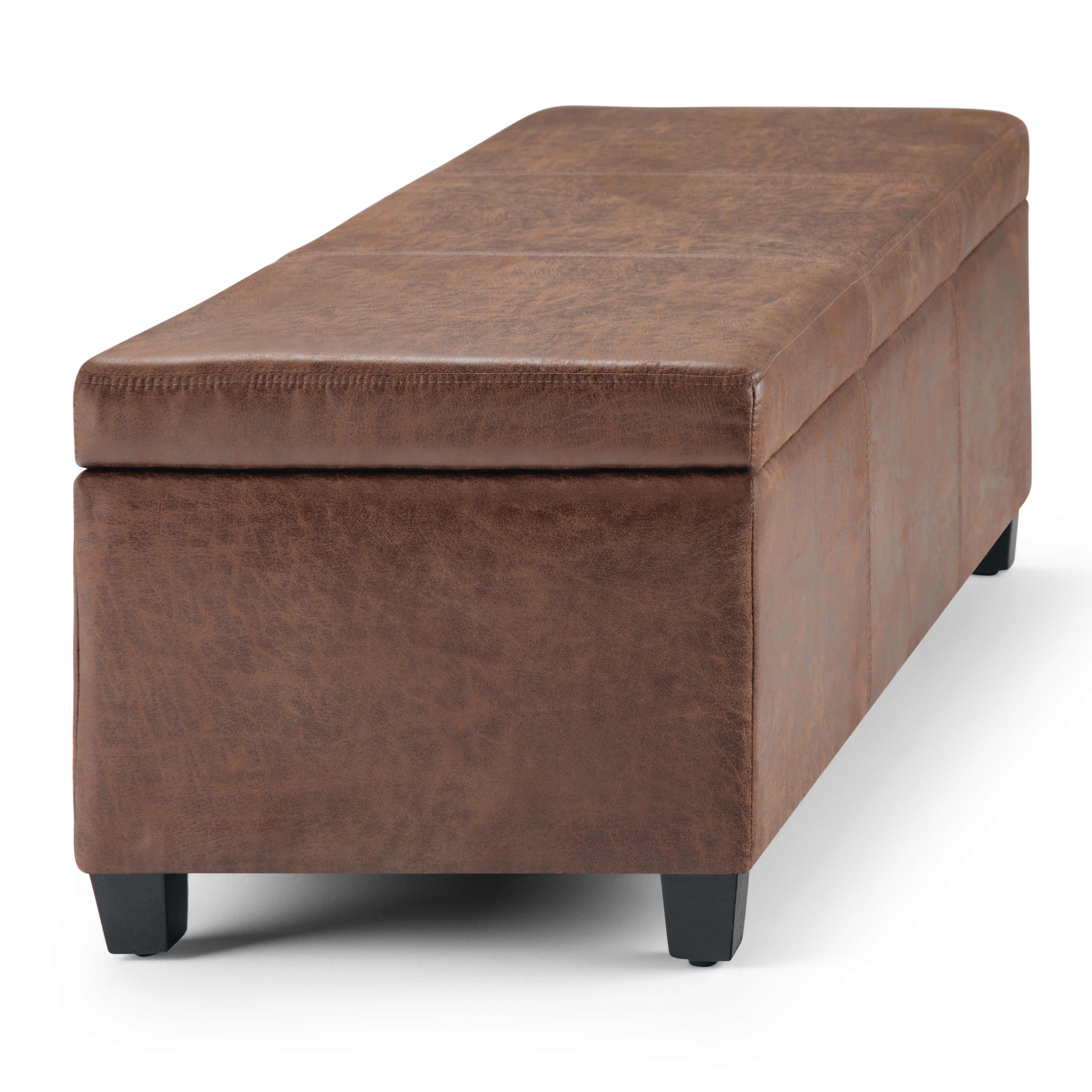 Avalon 48 Inch Wide Storage Ottoman Bench