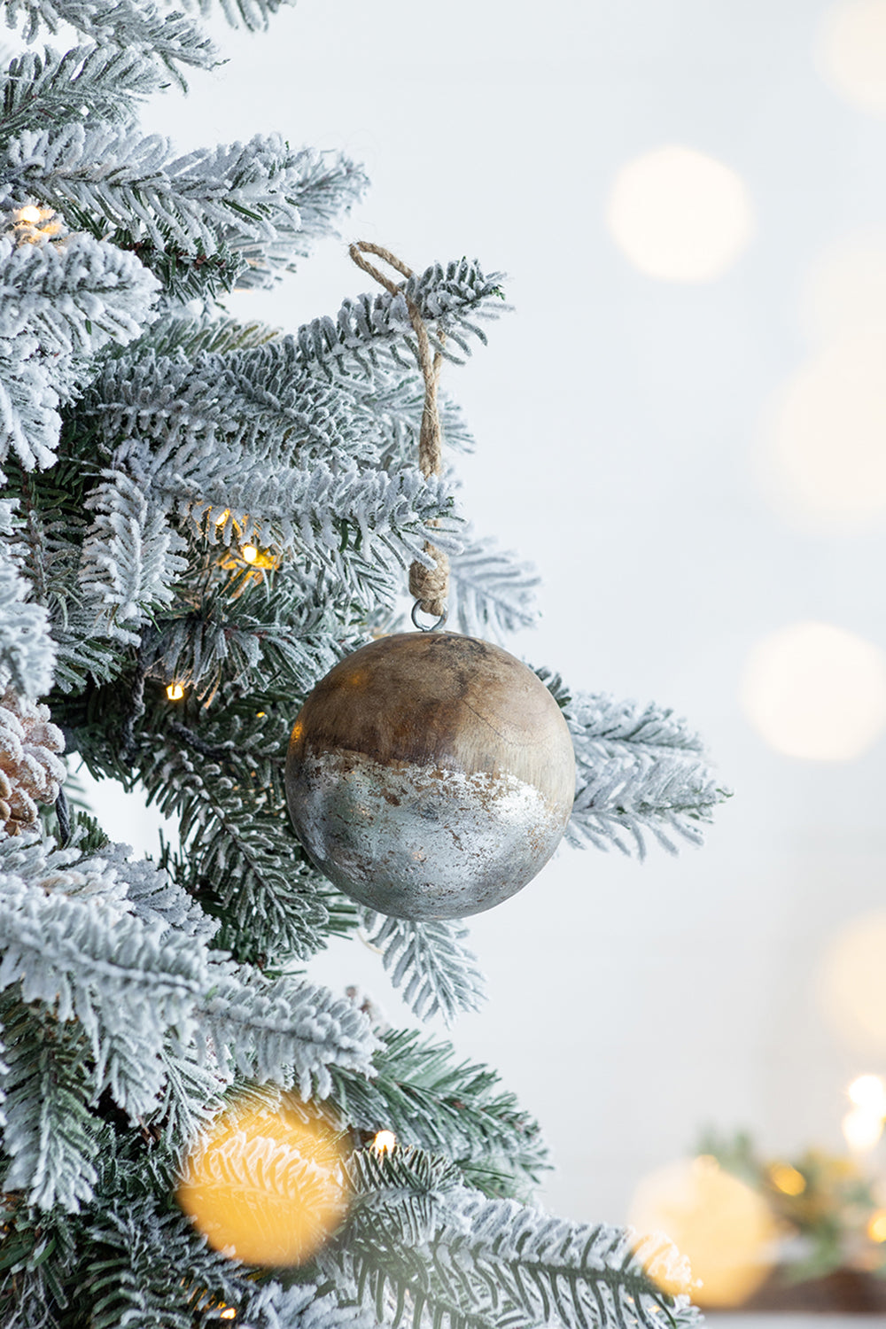 D4" Christmas Ball Ornaments - Set of 4