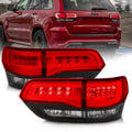 Anzo 2014-2016 Jeep Grand Cherokee LED Taillights Red/Clear