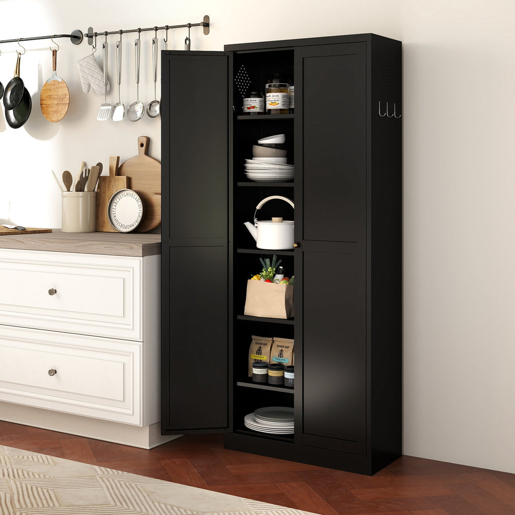 72" Metal Pantry Cabinet