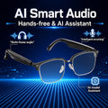 AI Smart Bluetooth Translation Sunglasses Polarized UV Protection Smart Glasses Hands Free Call Comfortable Eyewear For Driving Cycling Outdoor Sports