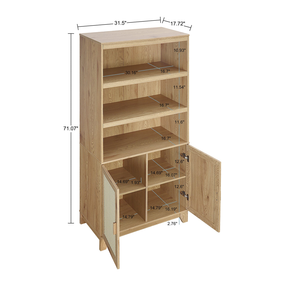 Sheridan 31" Bookcase Cabinet