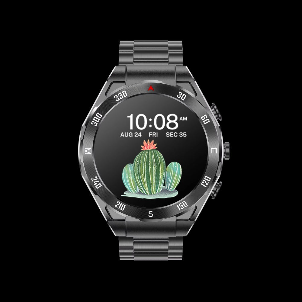 2-in-1 Smart Watch & Bluetooth Earphones, MP3 Player, Heart Rate Sleep Monitor Pedometer