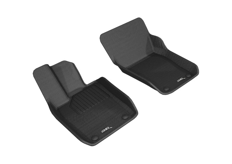 3D MAXpider 2017-2019 Porsche Panamera Kagu 1st Row Floormat - Black L1PO01711509