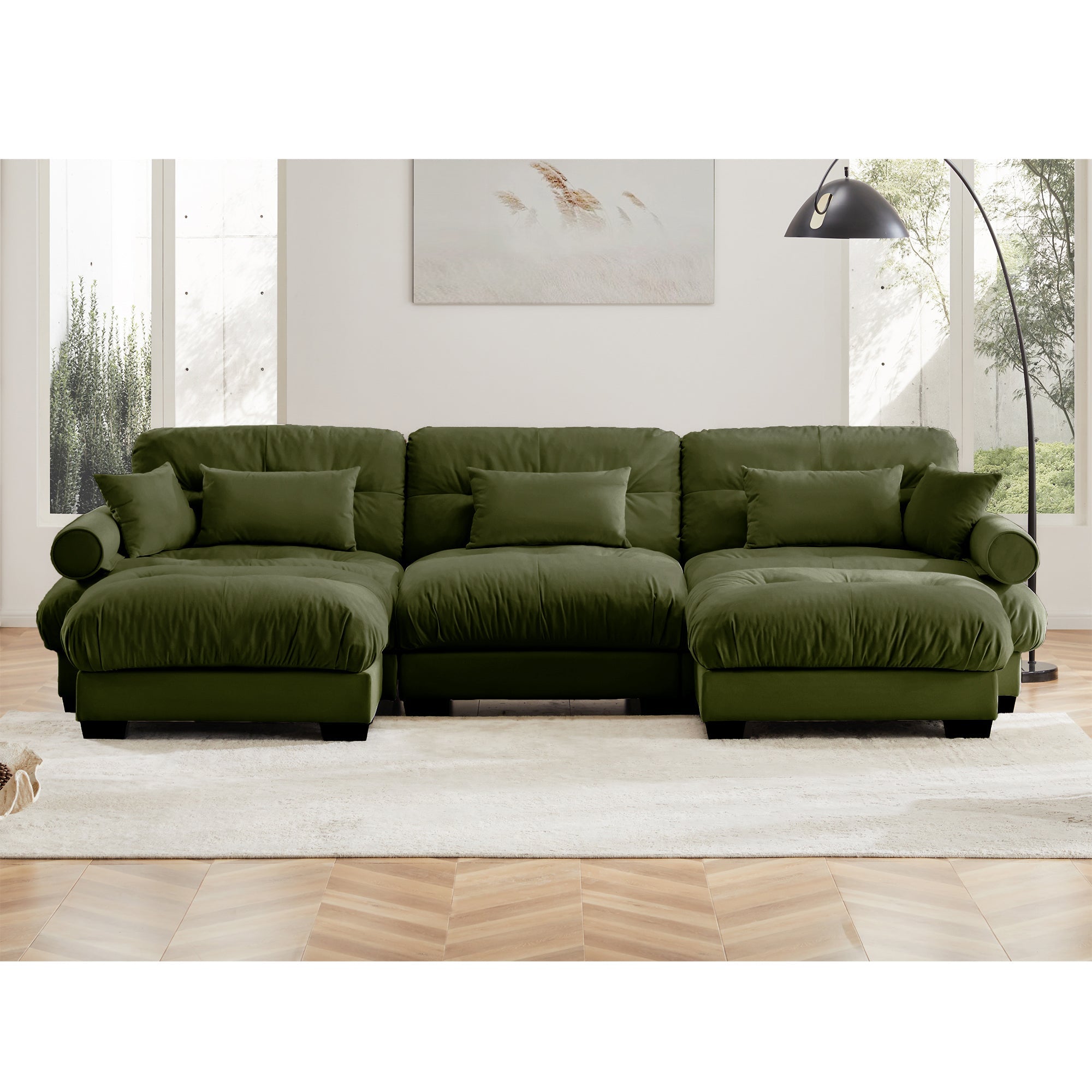 U Shape Modular Sectional Sofa Couch