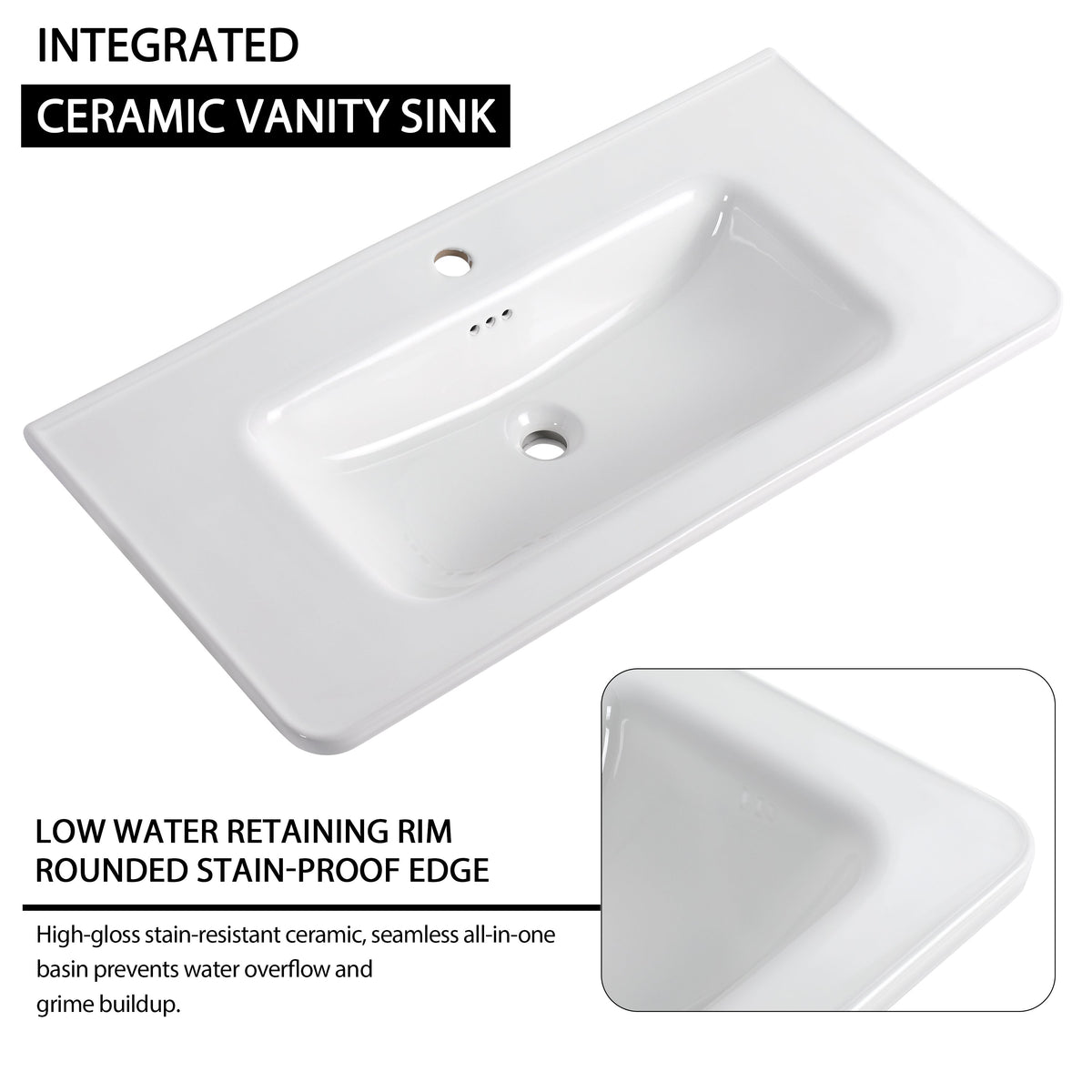 84'' Freestanding Bathroom Vanity