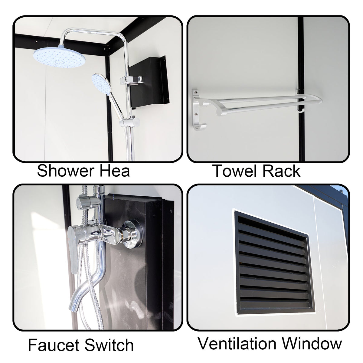 Portable Toilet Cabin - Outdoor Shower Room