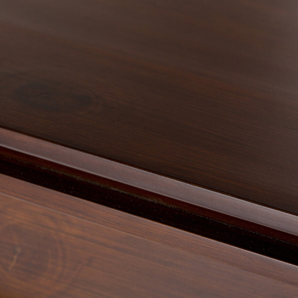 Artisan 30 Inch Wide Solid Wood Low Storage Cabinet in Russet