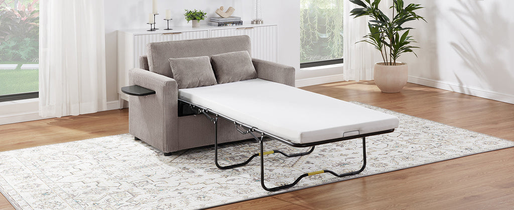 Twin Size Sofa Bed with USB Ports