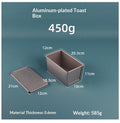 Rectangular Toast Box With Lid Commercial Bread Mold