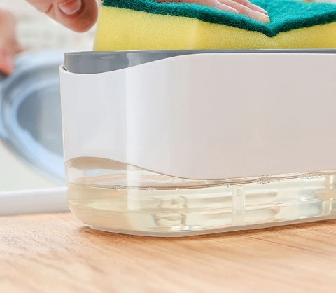 Kitchen Dish Soap Dispensed Via An Automatic Dispenser