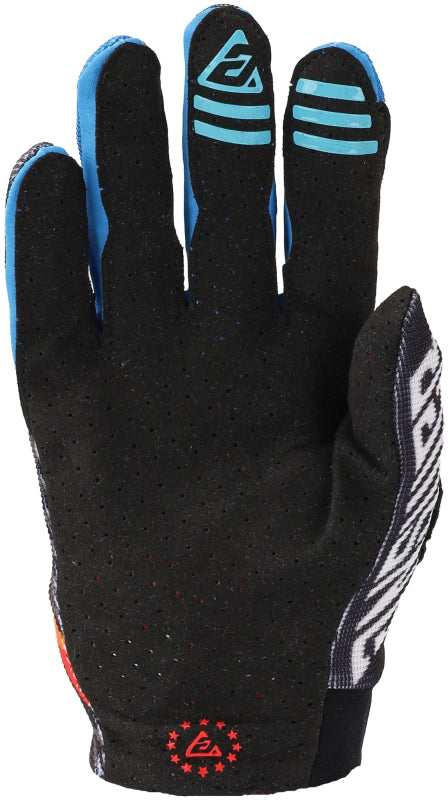 Answer 24 Aerlite Drip Gloves Black/White/Rainbow - Large 442731