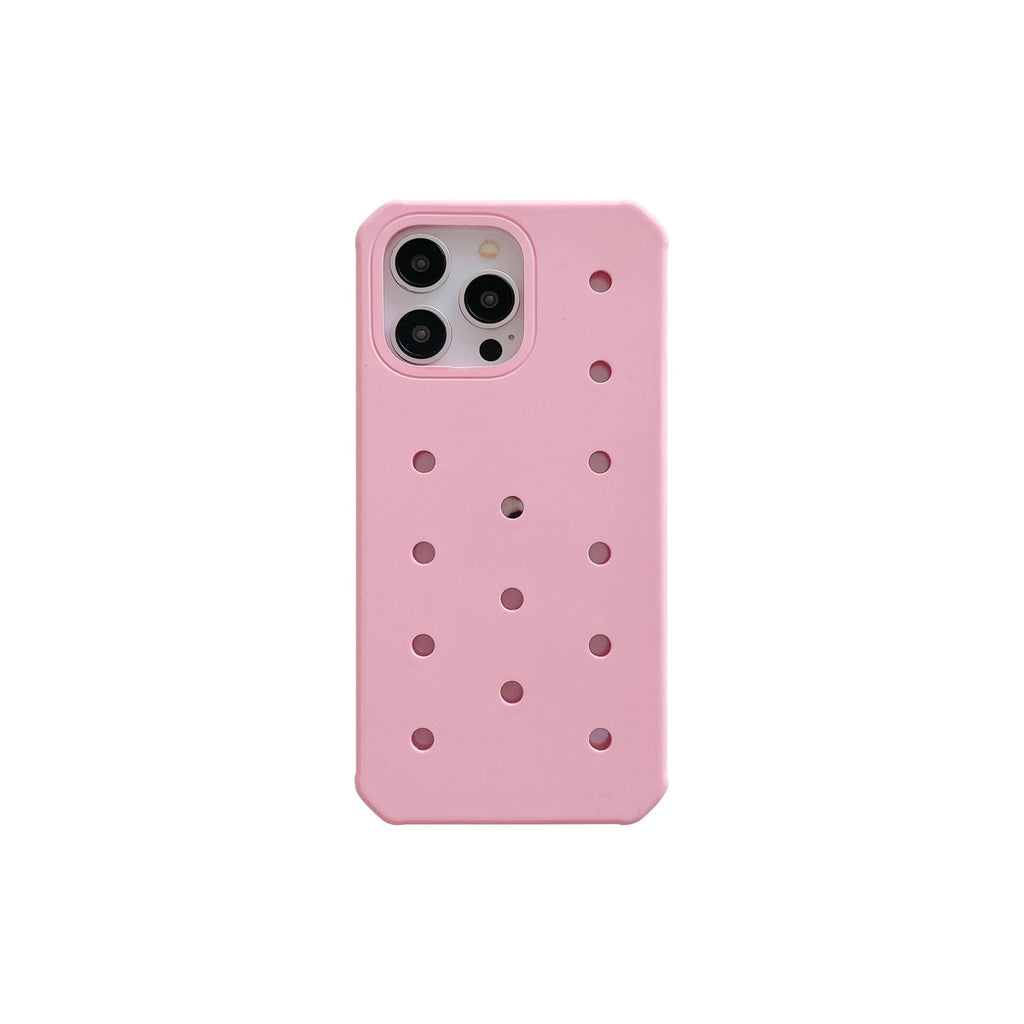 Silicone Hole Phone Case Protective Cover Three-dimensional