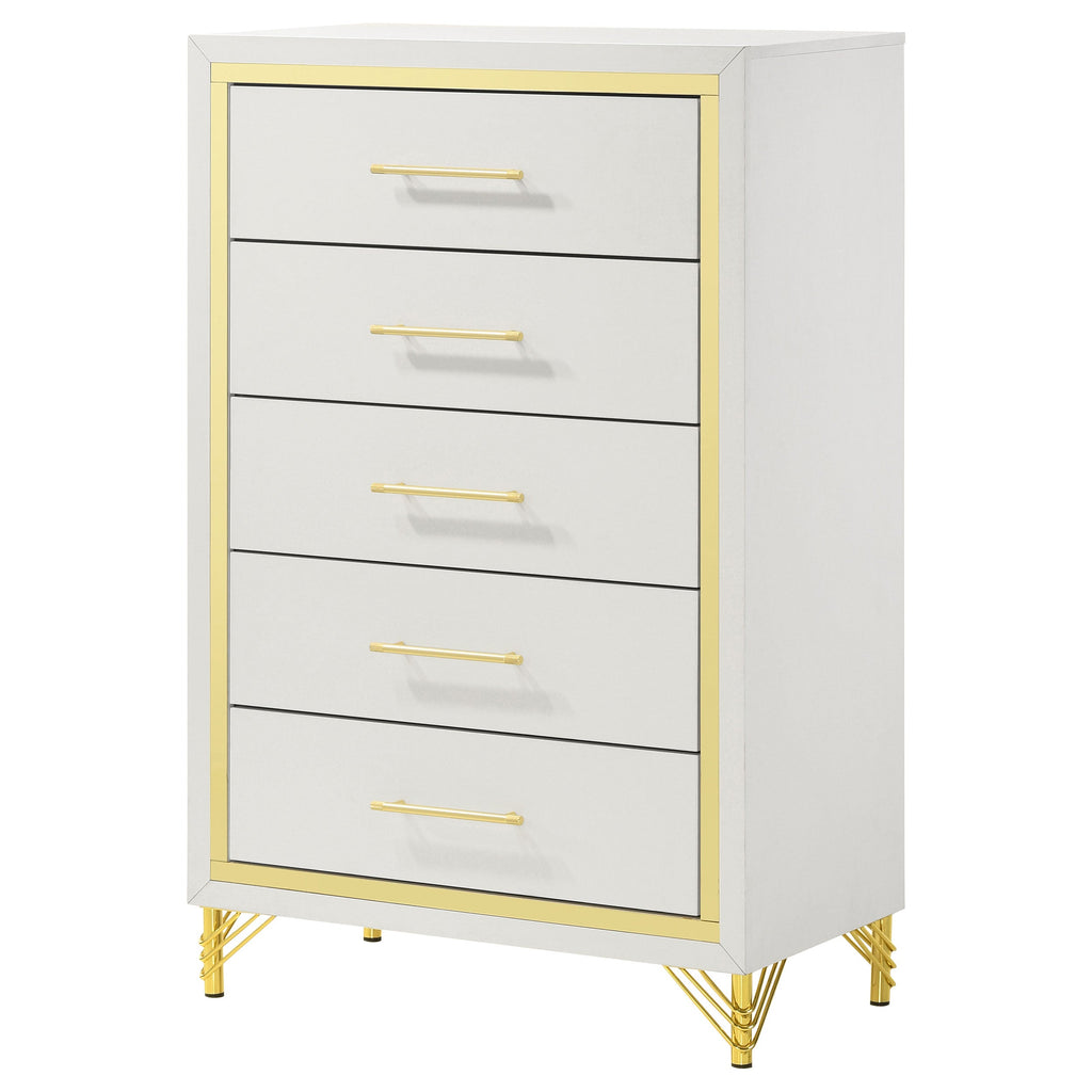 Chesney Modern Five-Drawer Chest