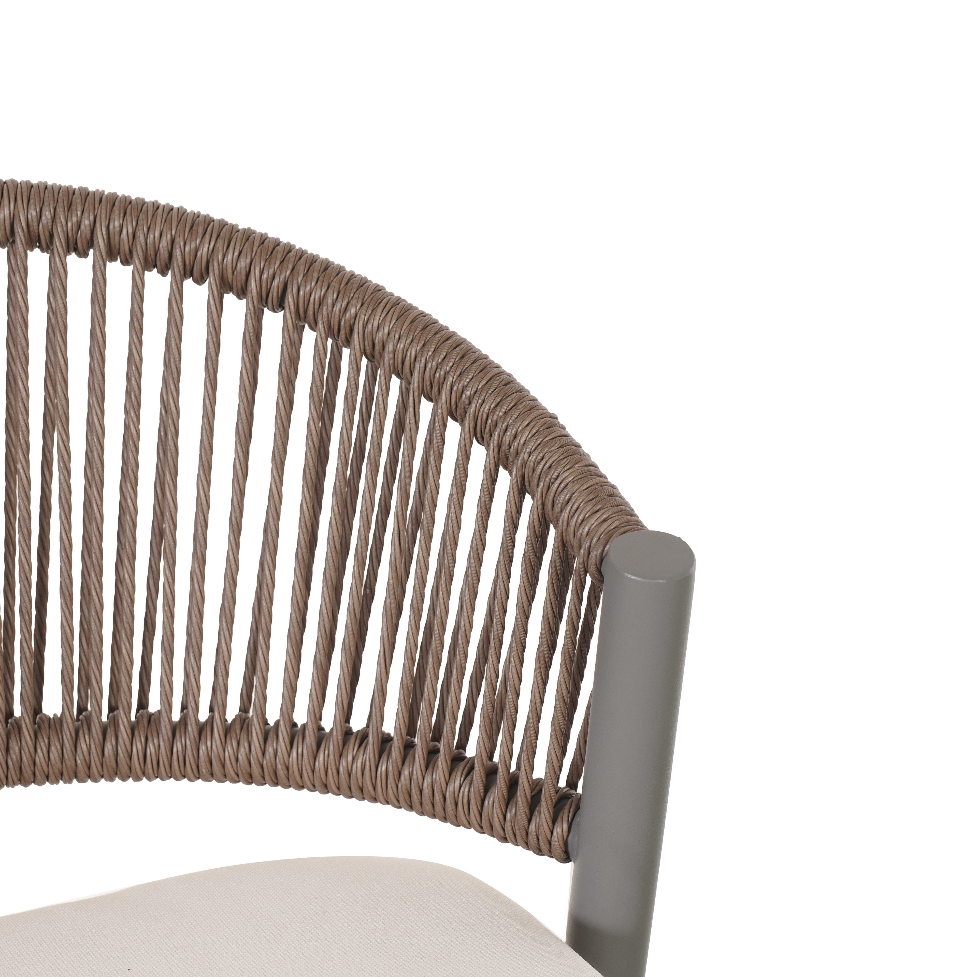 Outdoor 30.25" Seat Height Metal Frame Barstools
