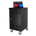 Tablet Laptop Device Basket for Mobile Charging Trolley - Black