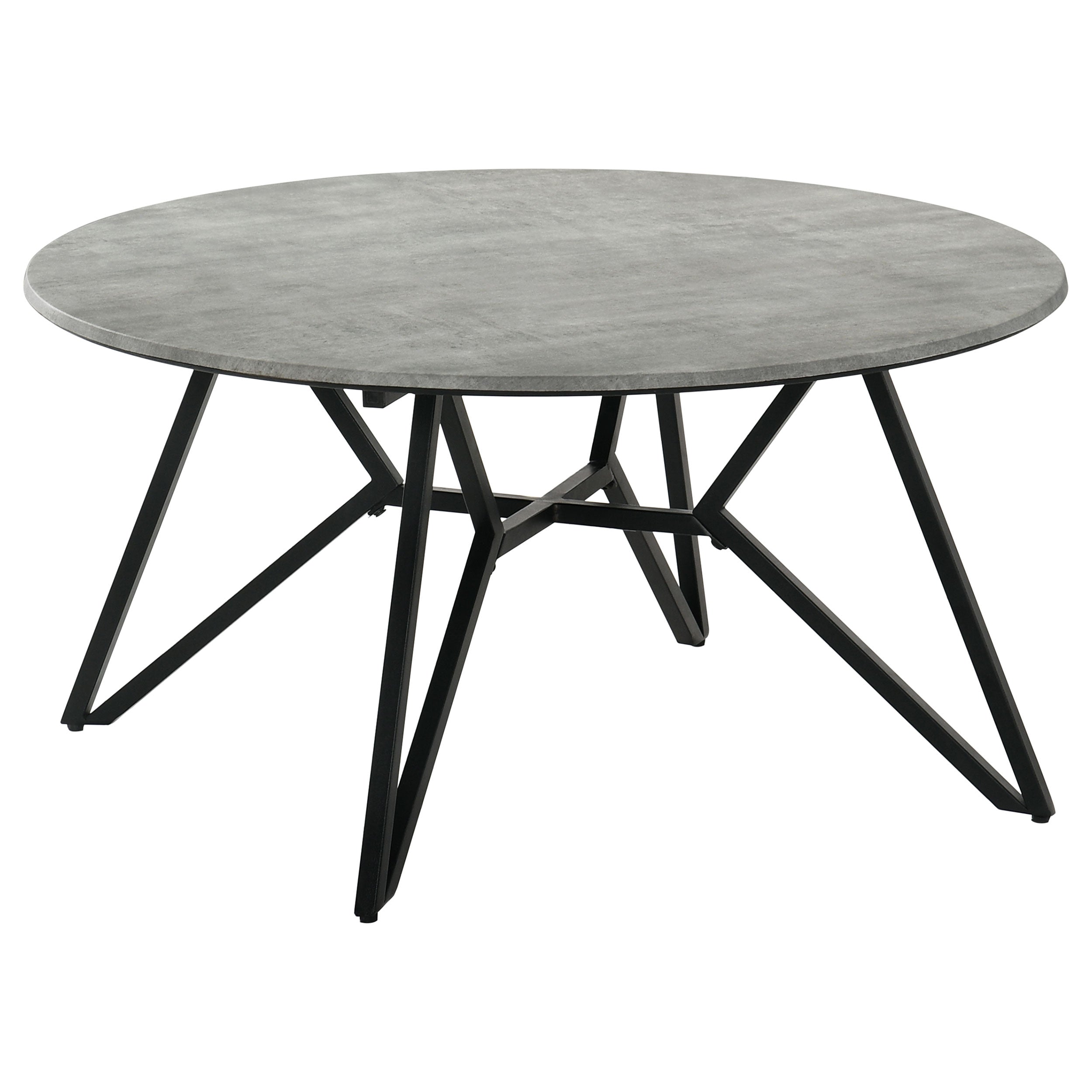 Garfield Cement 2-Piece Round SmartTop Coffee and End Table Set