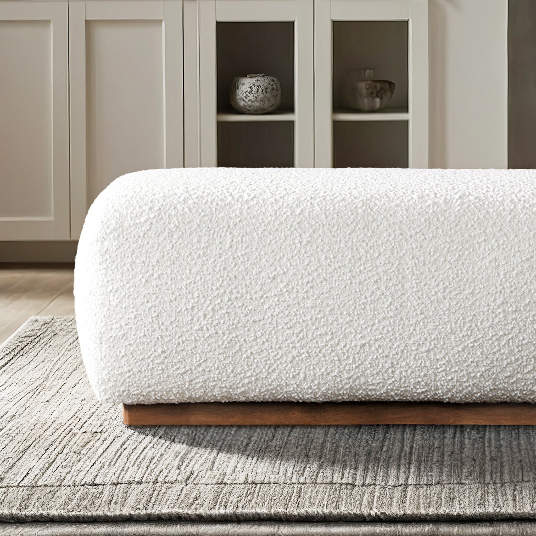 Kelvin Boucle Bench