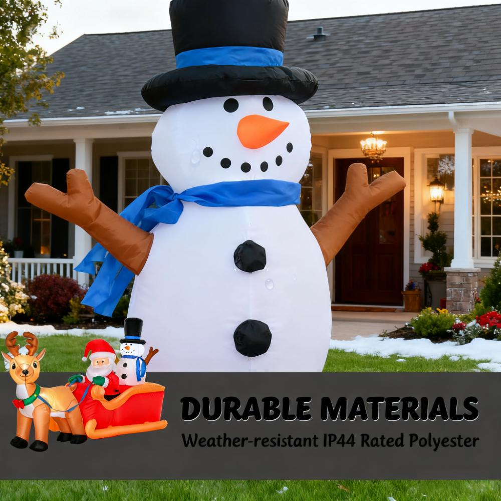 Inflatable Christmas Decor with LED Lights