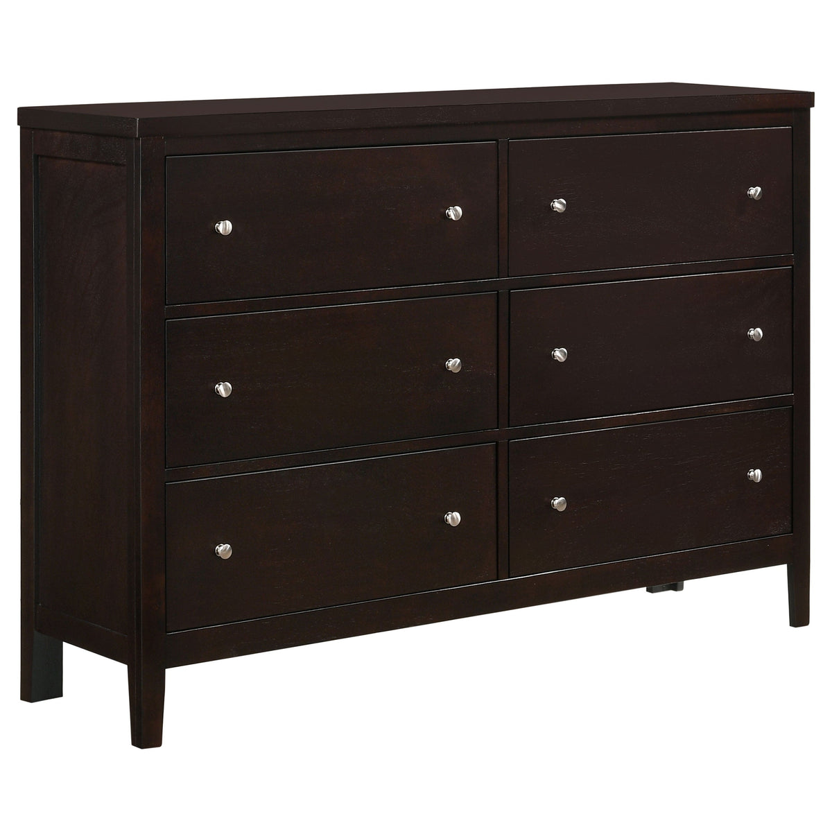 Wedgewood Cappuccino 6-Drawers Dresser