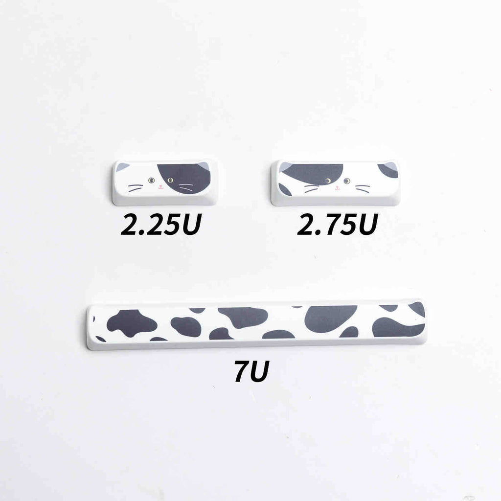 Black And White Kitten Full Set Sublimation Key Cap