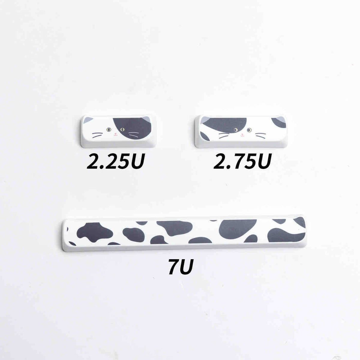 Black And White Kitten Full Set Sublimation Key Cap