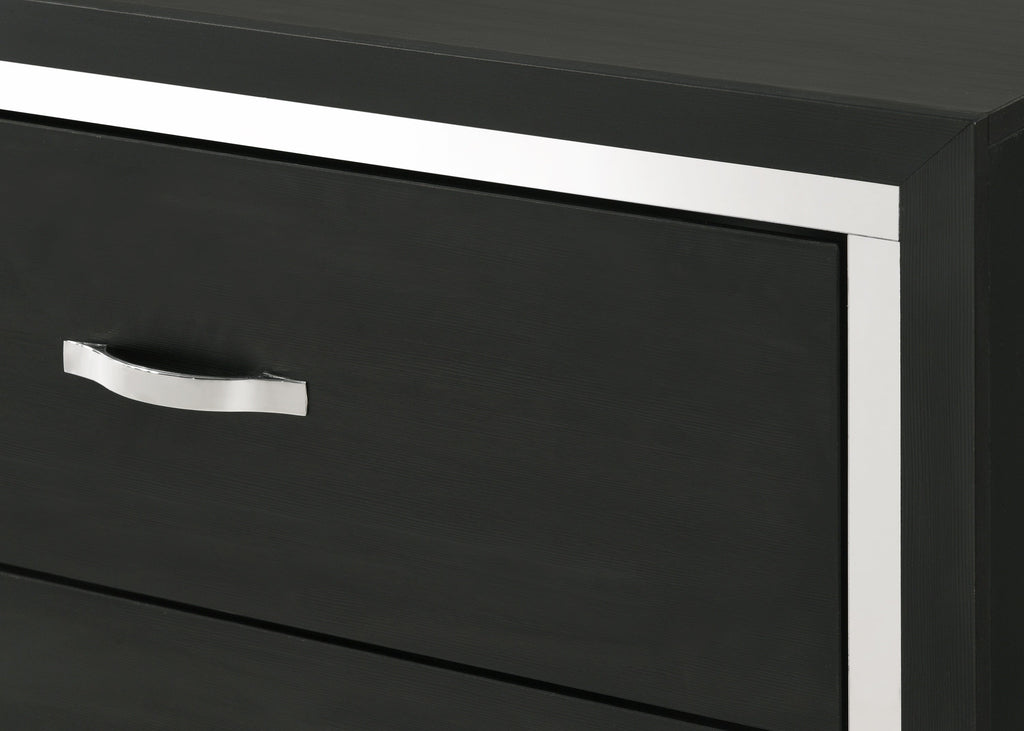 Modern Glam 2-Drawer Nightstand