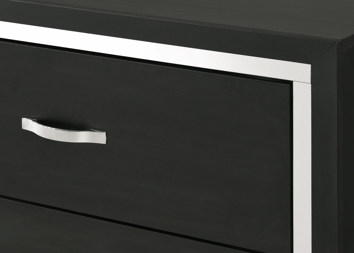Modern Glam 2-Drawer Nightstand