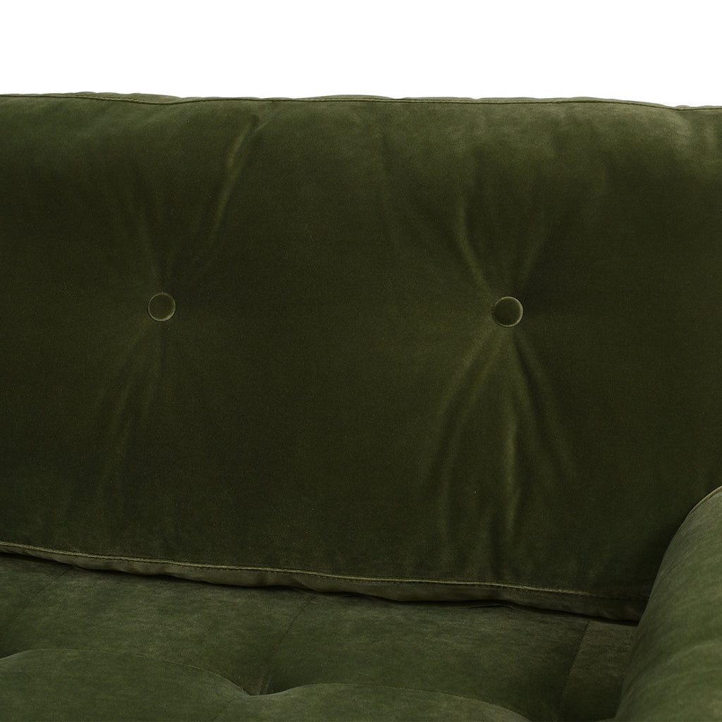 Nicholas 83.5" Mid-Century Modern Sofa, Olive