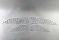 Agency Power 17-22 Polaris RZR XP Turbo White Aluminum Side Vent Covers AP-RZR-655-WHT
