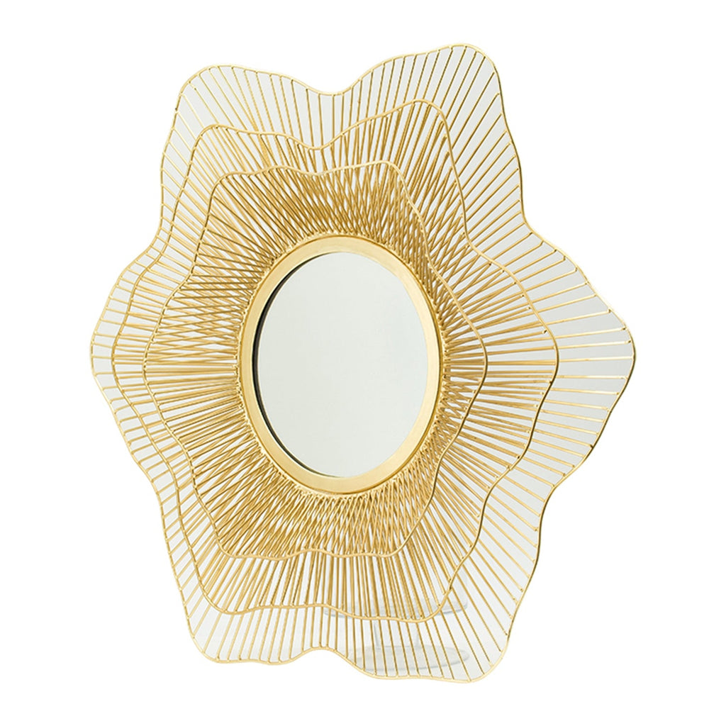 D27x2.4" Metal Mirror – Wall Mounted Decor