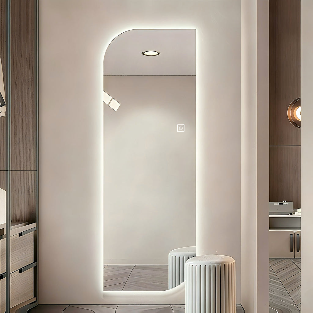 65" x 21" LED Full Length Wall Mirror
