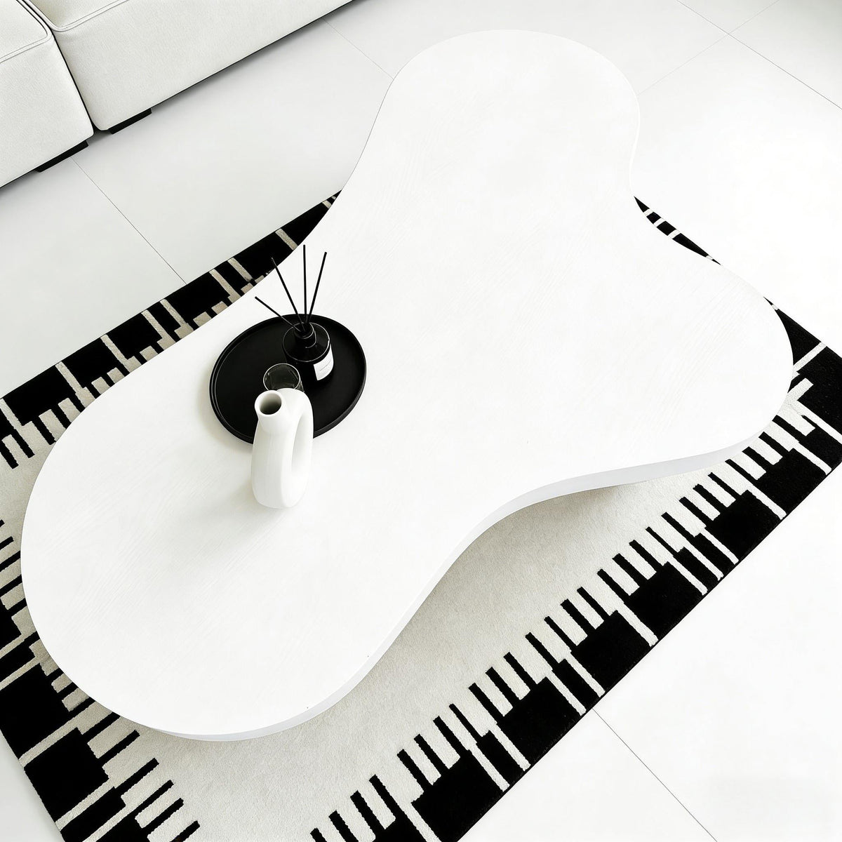 46'' Funky Unique Modern Coffee Table