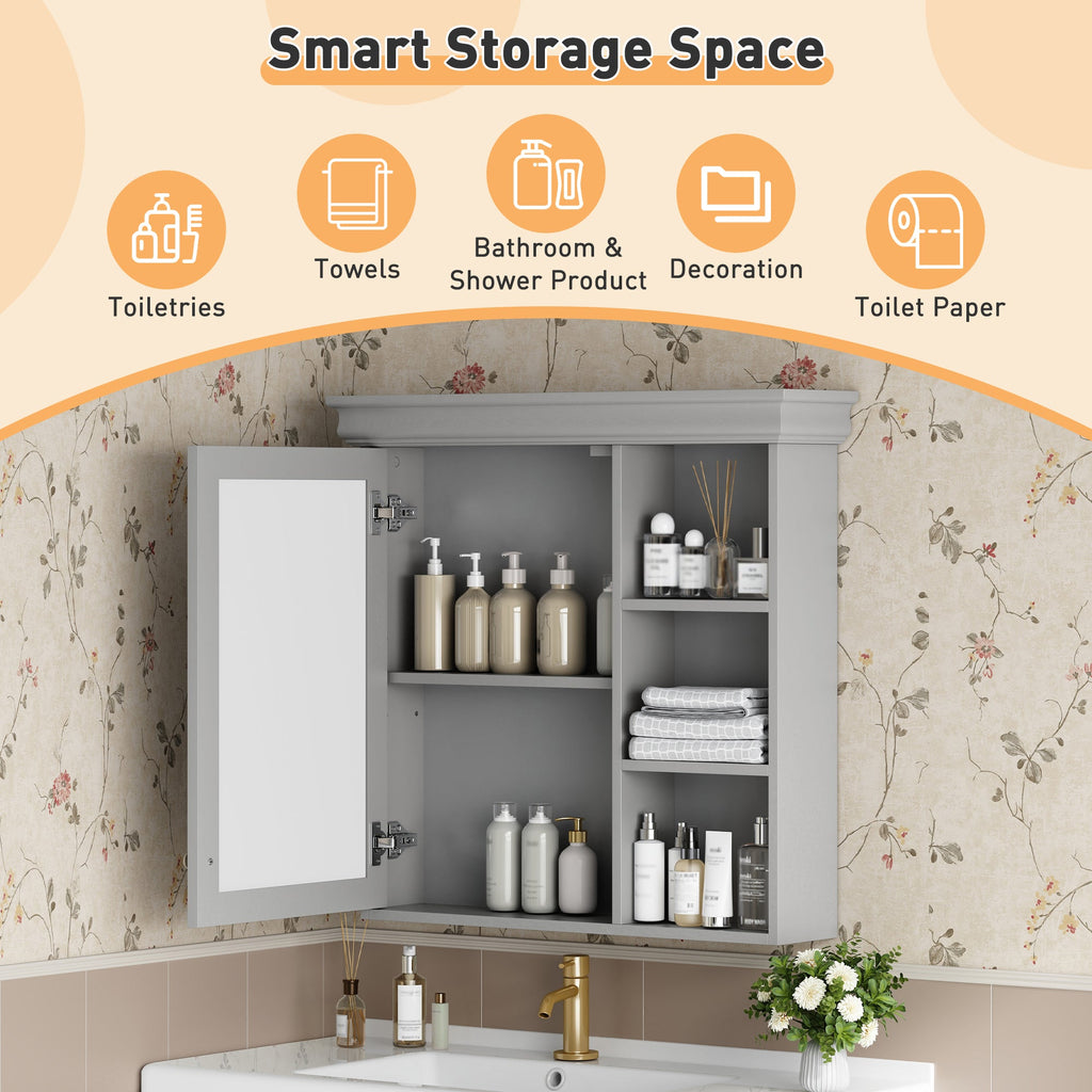 30'' x 28'' Bathroom Medicine Cabinet with Mirror