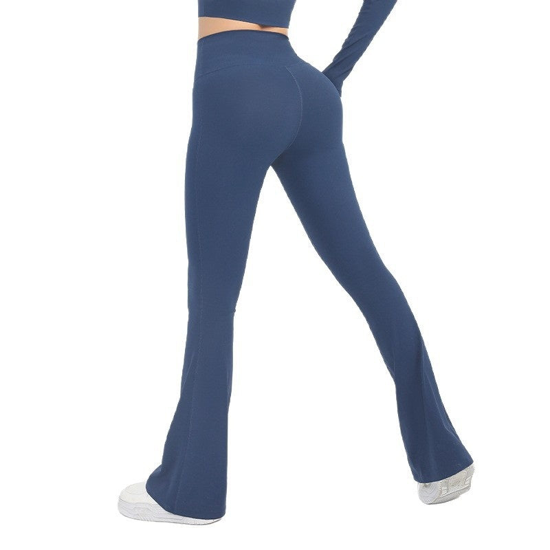 Fitness Pants With Wide Legs Slimming When Worn As Outerwear Suitable For Outdoor Styling