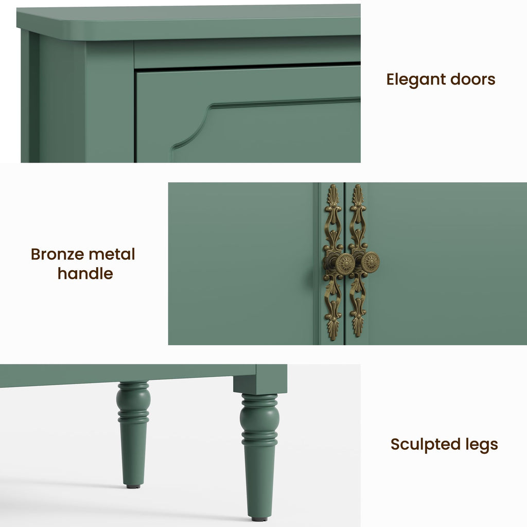 Mid-Century 3-Door Buffet Cabinet for Dining Room