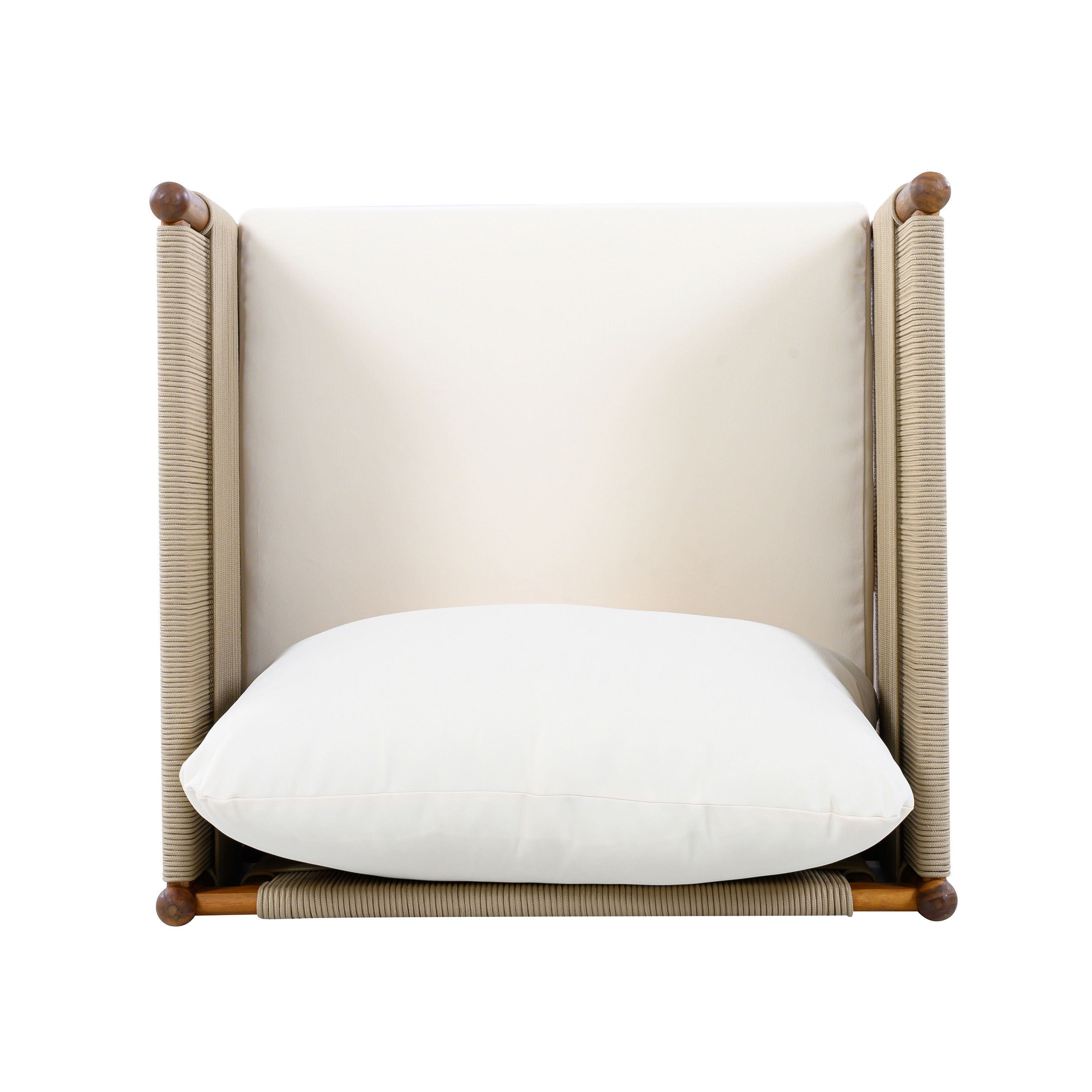 Outdoor Club Chairs (Set of 2) with Diamond-Pattern