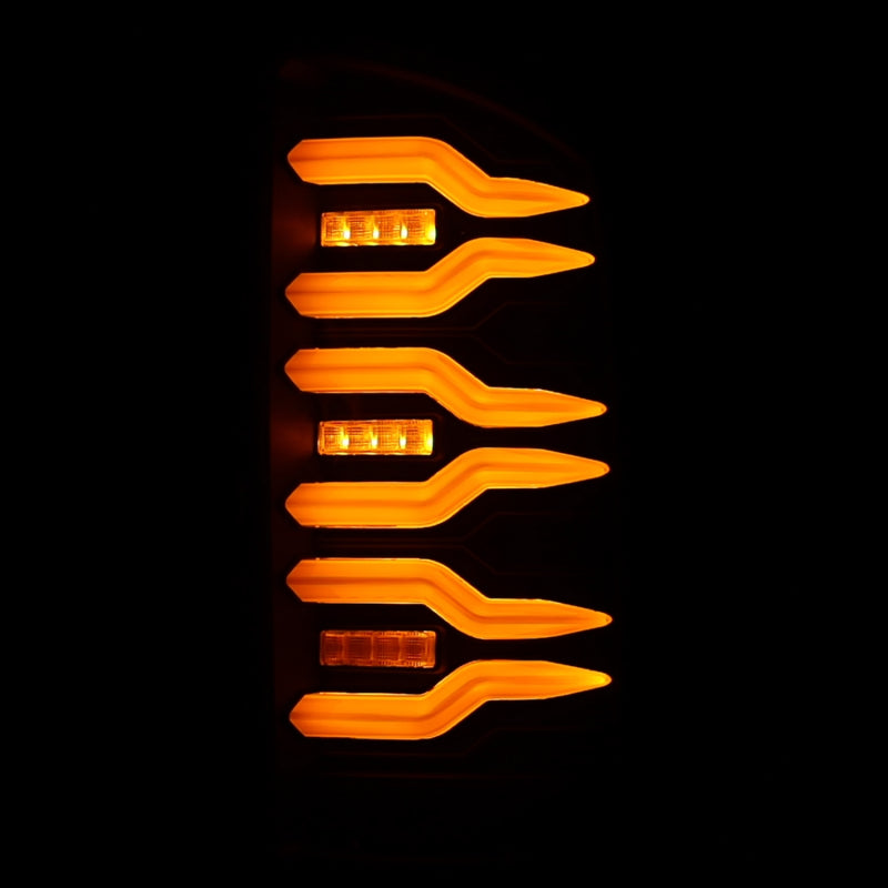AlphaRex 07-08 Dodge Ram 1500/07-09 Dodge Ram 2500+3500 Luxx-Series LED Tail Lights (Pair) Black 641040 *Discontinued