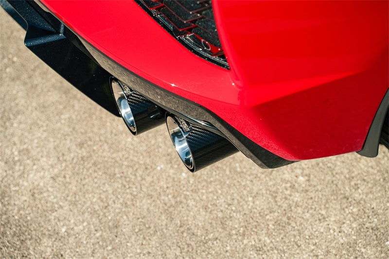 CORSA Performance Corsa 20-23 Chevrolet Corvette C8 RWD 3in Xtreme Cat-Back Exhaust w/4.5in Carbon Fiber Polished Tips 21102CF
