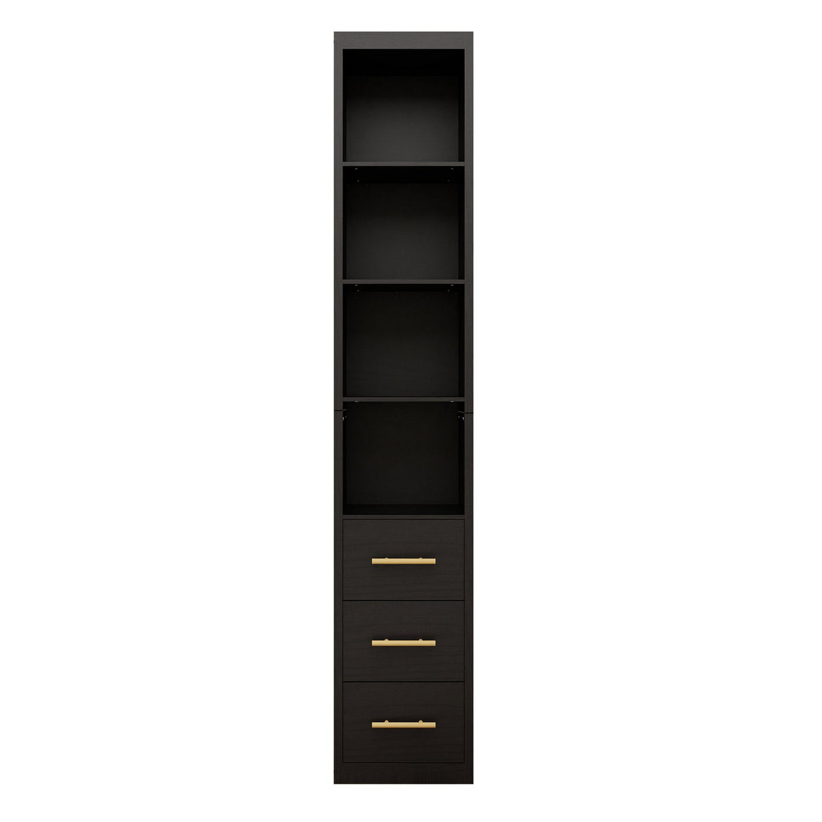 85.04" Tall Storage Cabinet with Drawer and Shelves