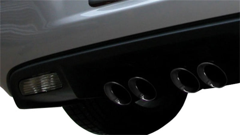 Corsa Performance 2.5" Cat-Back Dual Rear Exit With Twin 3.5" Black Tips