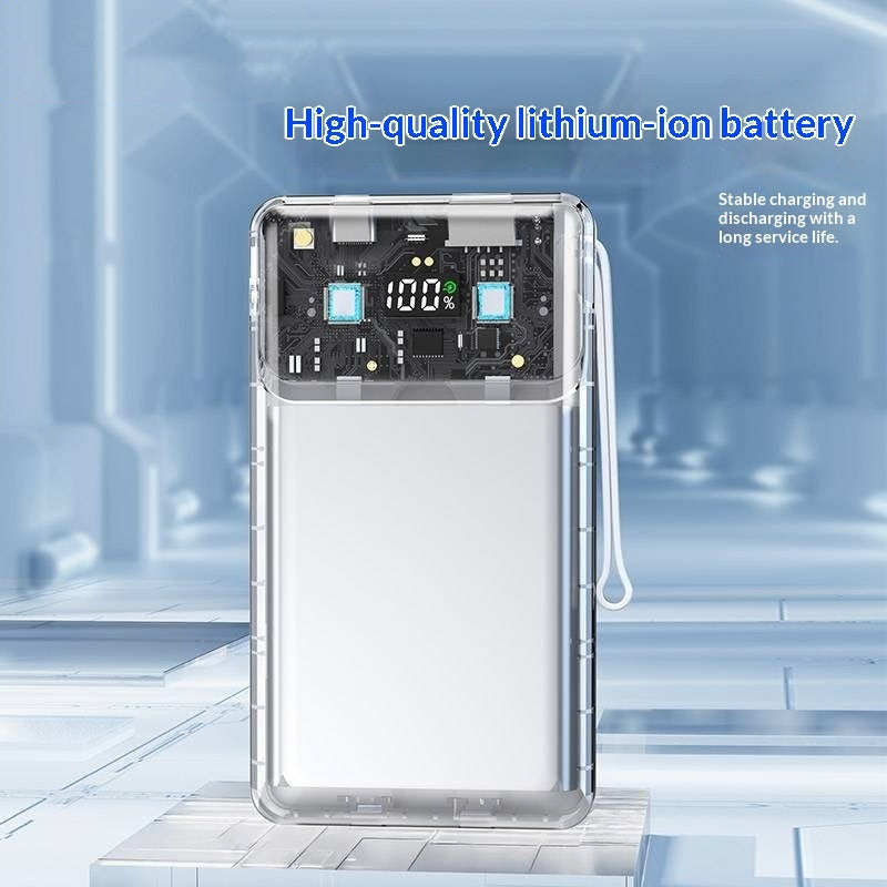 Power Bank With A Built-in Cable And 225W Fast Charging