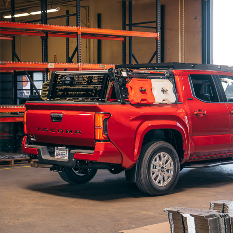 Cali Raised LED Cali Raised Overland Bed Rack For 2024+ Toyota Tacoma - Short Bed Tall Height Rack CR4055