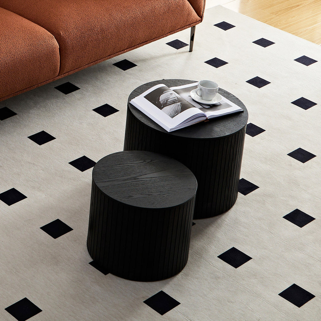 Nested Table Set - 2 Pieces in Black