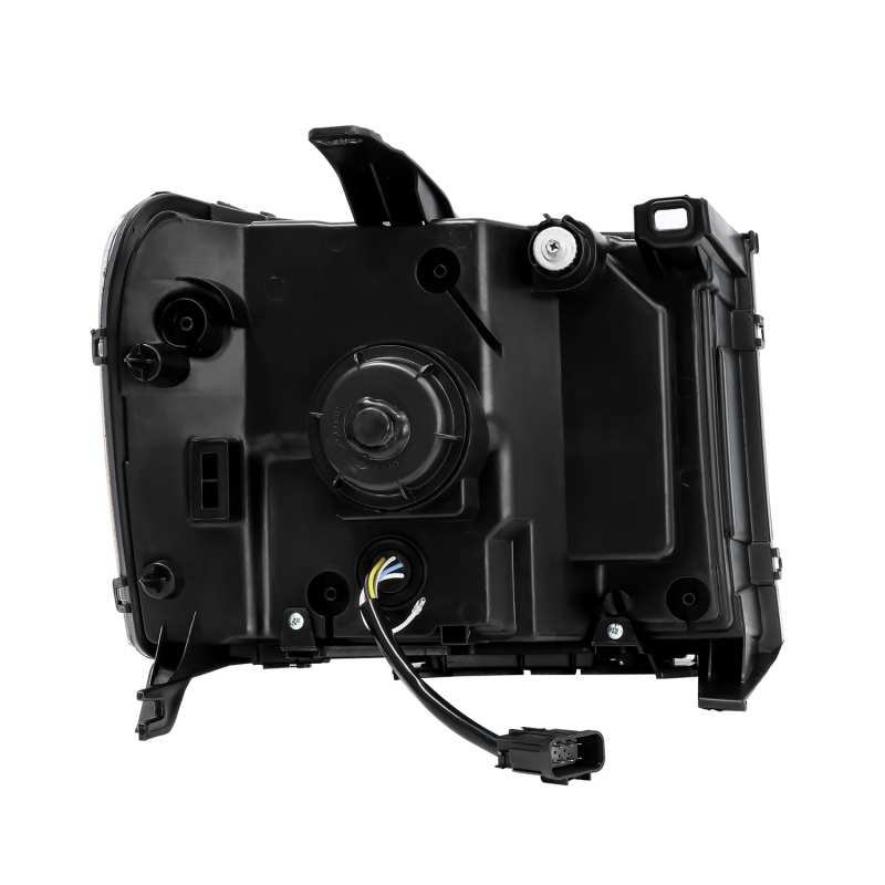 AlphaRex 07-14 GMC 2500HD NOVA LED Proj Headlight Plank Style Matte Blk w/Activ Light/Seq Signal/DRL 880607 *Discontinued