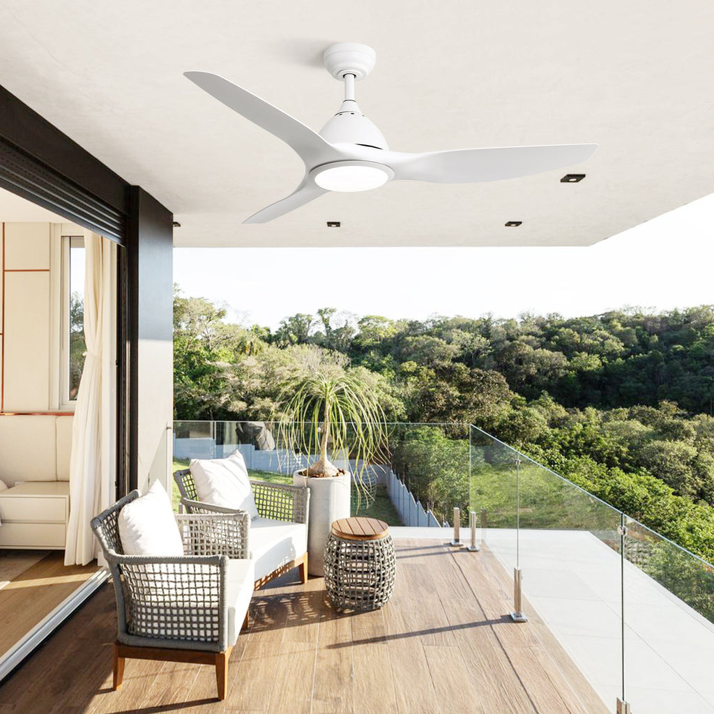 52 Inch Modern Ceiling Fan with 22W LED Light