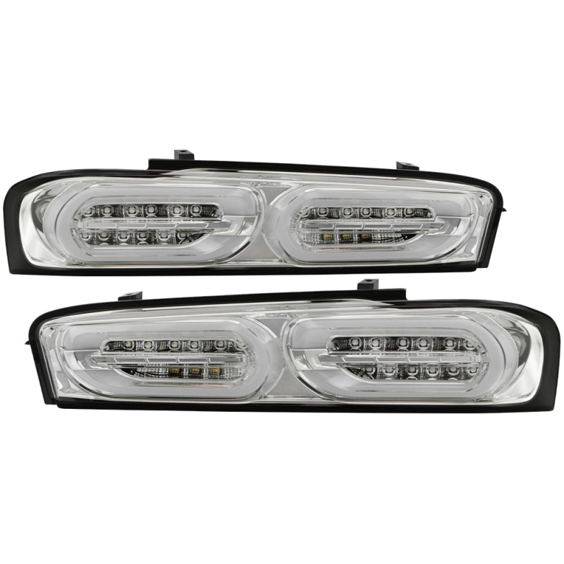 Spyder Chevy Camaro 16-18 Halogen LED Tail Lights Chrome ALT-YD-CCAM16HAL-SEQ-C 5087225