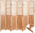 6-Panel Solid Wood Folding Room Divider