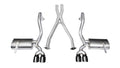 Corsa 97-04 Chevrolet Corvette C5 Z06 5.7L V8 Black Xtreme Cat-Back + XO Exhaust 14114BLK