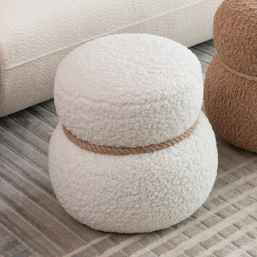 White Snowman Ottoman
